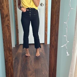 Mother Denim Insider Crop Step Fray